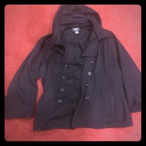 Black pea coat 25.00